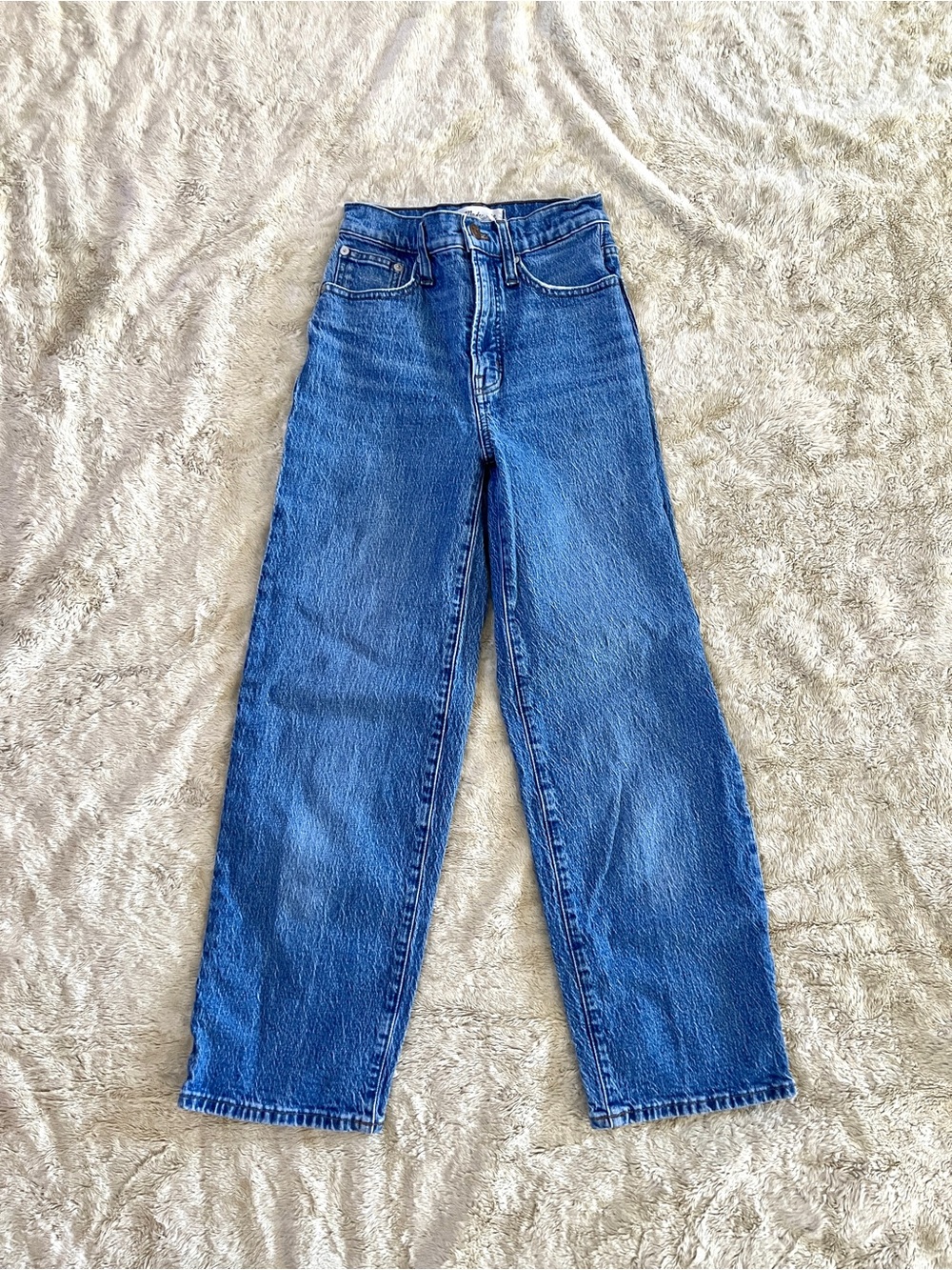 MADEWELL Women’s The Perfect Vintage Wide Leg Crop Jeans Size 23